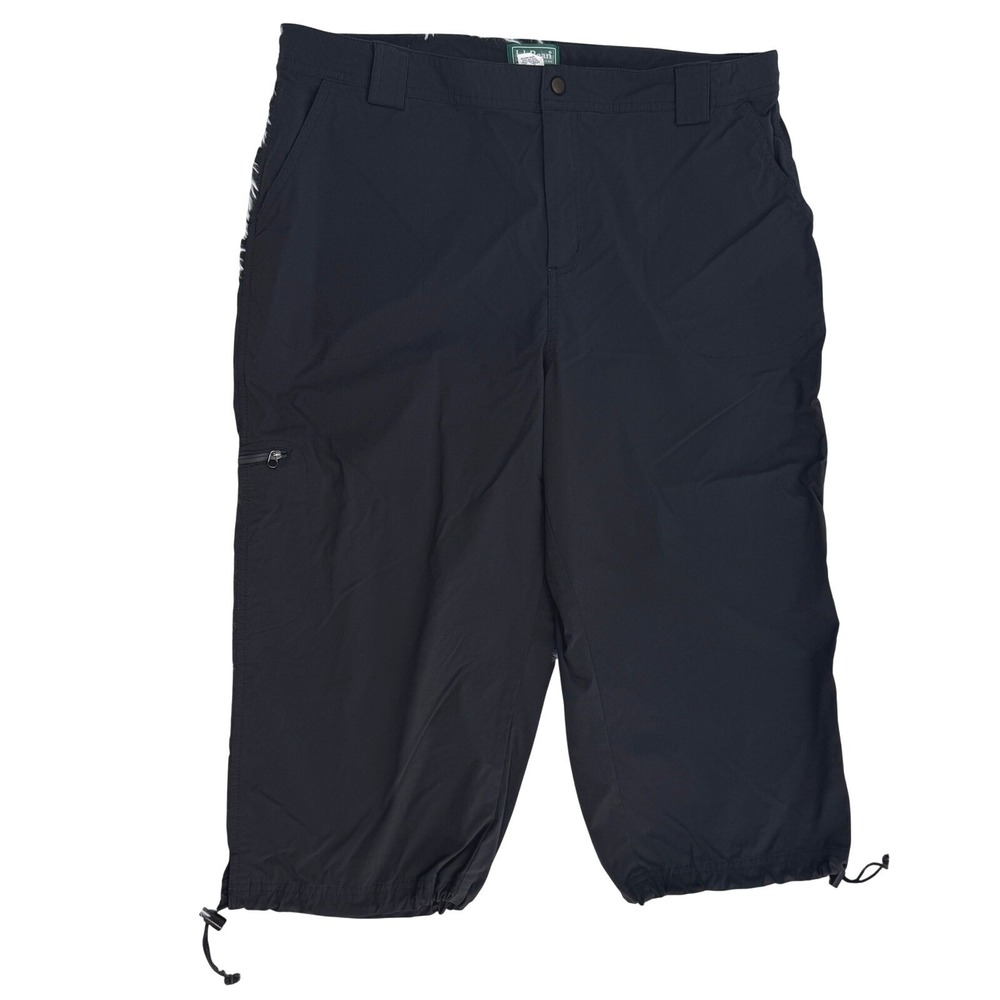 Vintage L.L.Bean Nylon Capri Pants Women's Large Hiking Outdoor‎ Lightweight